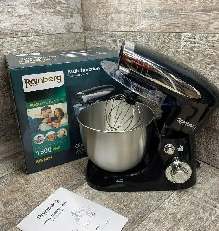 Тестомес 3200Вт. Rainberg 8081 планетарный комбайн