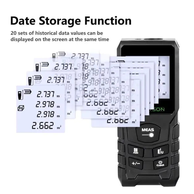 Цифровой лазерный дальномер рулетка HAUPTSON 70 метров