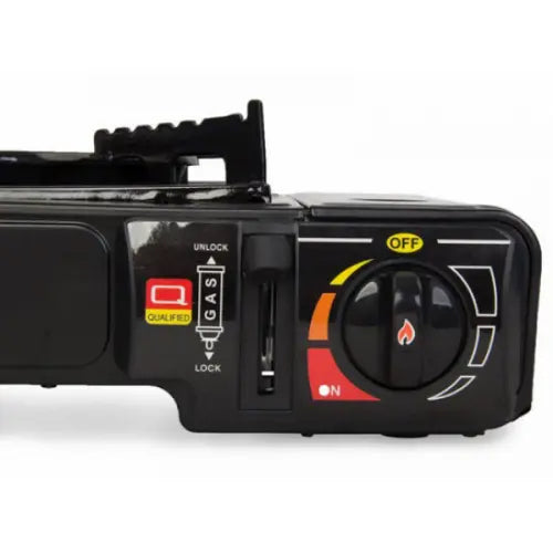 Туристическая газовая горелка плитка с пьезоподжигом + кейс Happy Home BDZ-155A