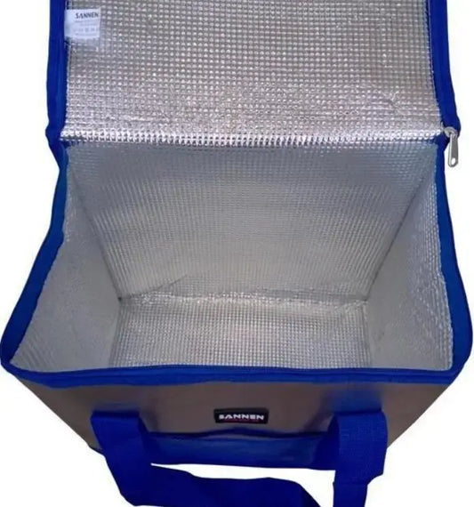 Туристическая термосумка WARM BAG MC-1059 на 25 л для продуктов и напитков 37×20×34 см Синяя