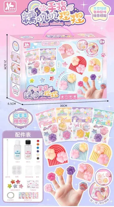 Творческий набор для изготовления сквишей,Таба Лапок для детей "Сделай сквиш сам"