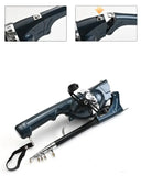 Удочка спиннинг складная телескопическая / Мини спиннинг для рыбалки