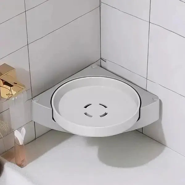 Угловое вращающееся полотнище для ванной комнаты Multi Functional Rotational Tray