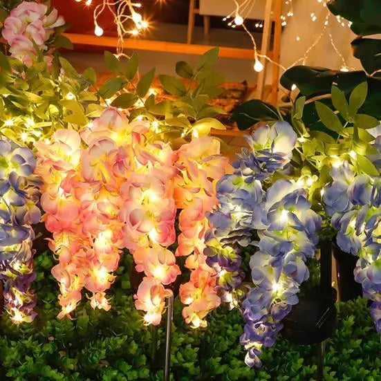 Уличная декоративная солнечная лампа с датчиком движения, водонепроницаемая, 2шт  70см