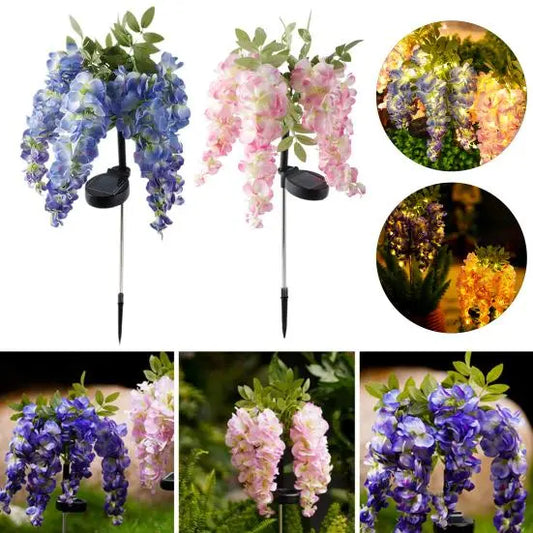 Уличная декоративная солнечная лампа с датчиком движения, водонепроницаемая, 2шт  70см