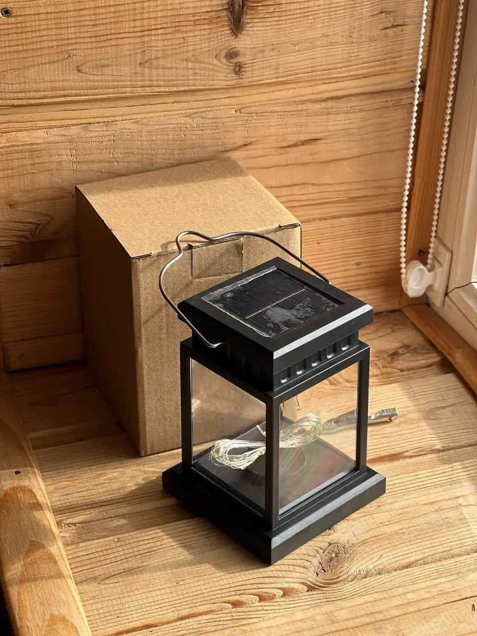 Уличный садовый подвесной фонарь на солнечной батарее, водонепроницаемый The lamp