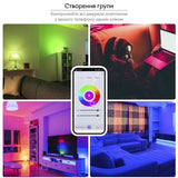 Умная лампочка Tuya Smart LED WiFi Смарт Лампа E27 RGB Color 2700K-6500K 9W
