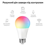 Умная лампочка Tuya Smart LED WiFi Смарт Лампа E27 RGB Color 2700K-6500K 9W