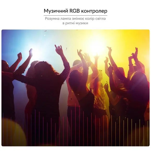 Умная лампочка Tuya Smart LED WiFi Смарт Лампа E27 RGB Color 2700K-6500K 9W