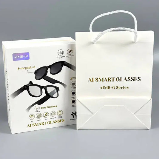 Умные фотохромные очки с камерой 8MP, видеозаписью и встроенным чатом GPT AI Smart Glasses AIMB-G1