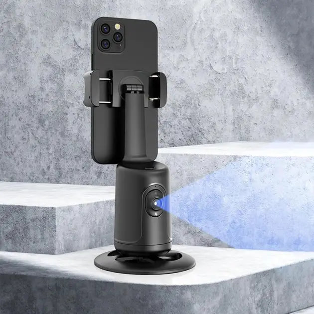 Умный акумуляторний монопод P01 с датчиком движения Аккумуляторный стабилизатор для телефона настольный смарт штатив