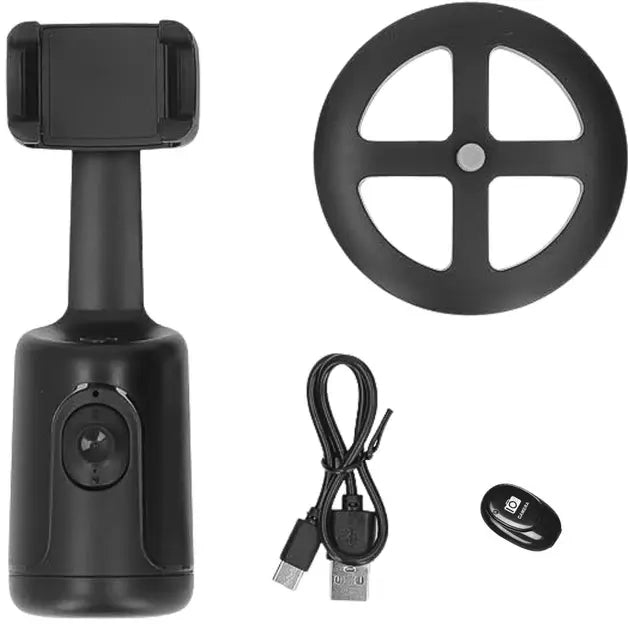 Умный акумуляторний монопод P01 с датчиком движения Аккумуляторный стабилизатор для телефона настольный смарт штатив