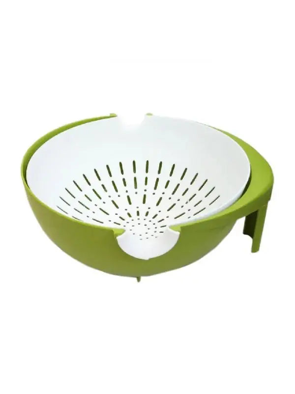Универсальная миска – друшляк Mesh Strainer Drain Basket ∙ Хозяйственная силиконовая корзина со сливом 2в1