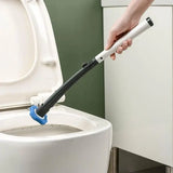 Универсальная щетка для уборки ванной со сменными насадками MTS clip type removable toilet brush