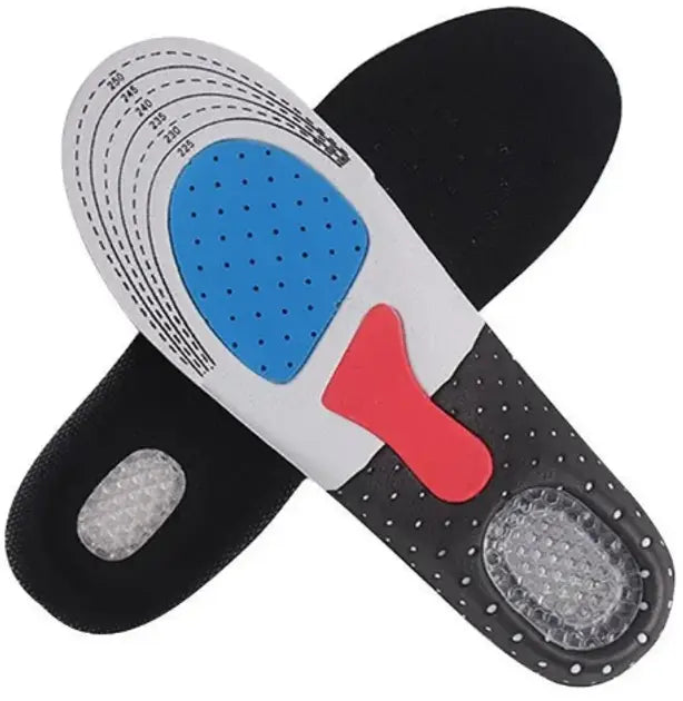 Универсальные ортопедические стельки с жестким супинатором и гелевой пяткой