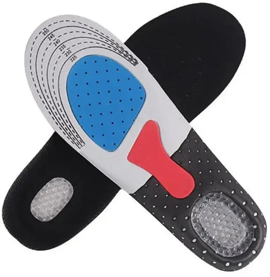 Универсальные ортопедические стельки с жестким супинатором и гелевой пяткой