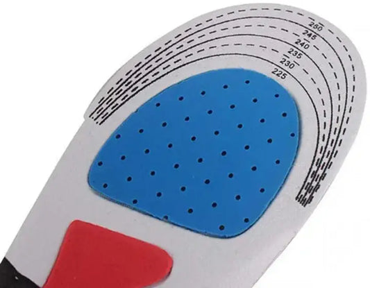 Универсальные ортопедические стельки с жестким супинатором и гелевой пяткой