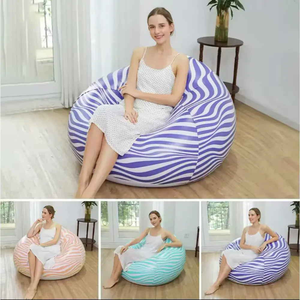 Универсальный диван в полоску - Портативный пуфик Sofa AND XL-1135