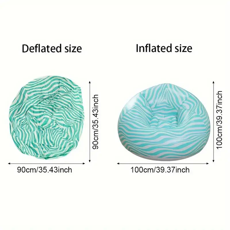 Универсальный диван в полоску - Портативный пуфик Sofa AND XL-1135