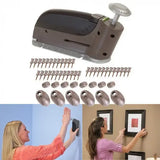 Универсальный строительный домашний степлер гвоздезабиватель Insta Hang Supretto