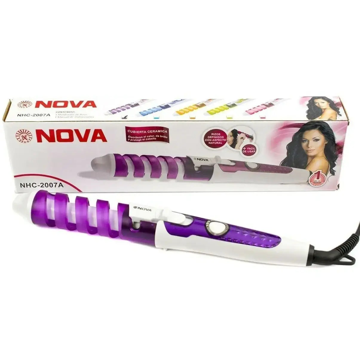 Утюжок для волос (плойка) NOVA 2007 Спиральная плойка