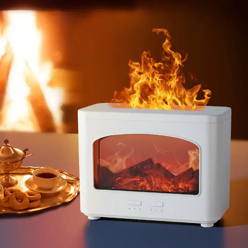 Увлажнитель воздуха для дома с эффектом пламени 12-24v Камин