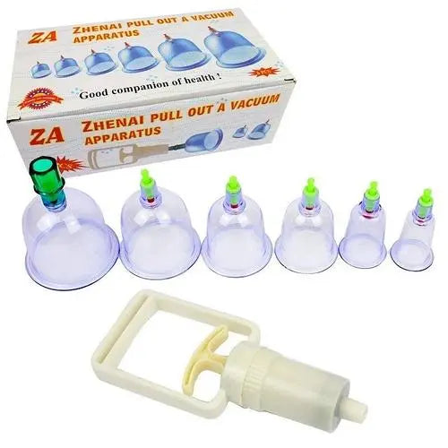 Вакуумные антицеллюлитные массажные банки 6 штук