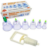 Вакуумные антицеллюлитные массажные банки 6 штук