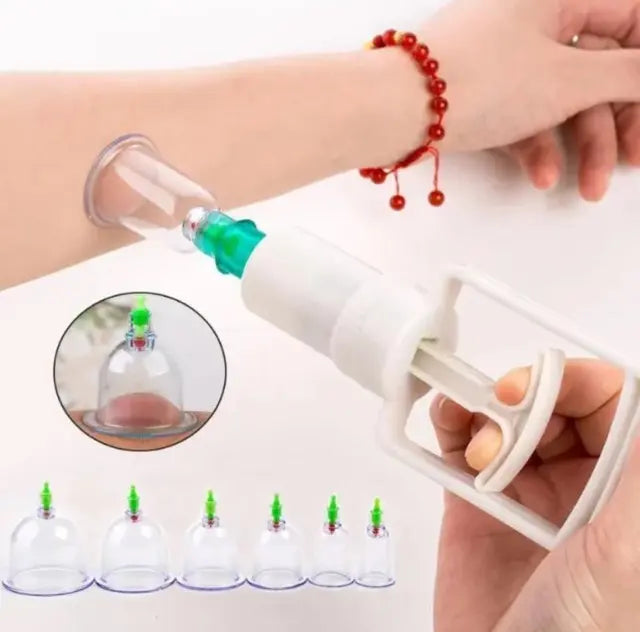 Вакуумные антицеллюлитные массажные банки 6 штук