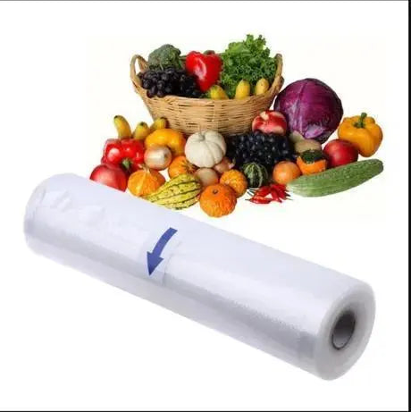 Вакуумные гофрированные пакеты в рулонах Пленка для вакуумного упаковщика 25 см