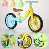 Велобег с дельфином, складной беговел от 2 до 5 лет, надувные колеса 12", нагрузка до 40 кг, ВА03 4 кг