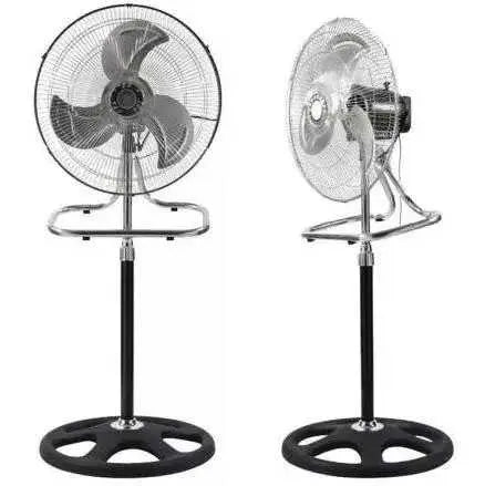 Вентилятор 3 в1 Wimpex 1807 Черно - Серебристый напольный настольный настенный охладитель с 3 скоростями