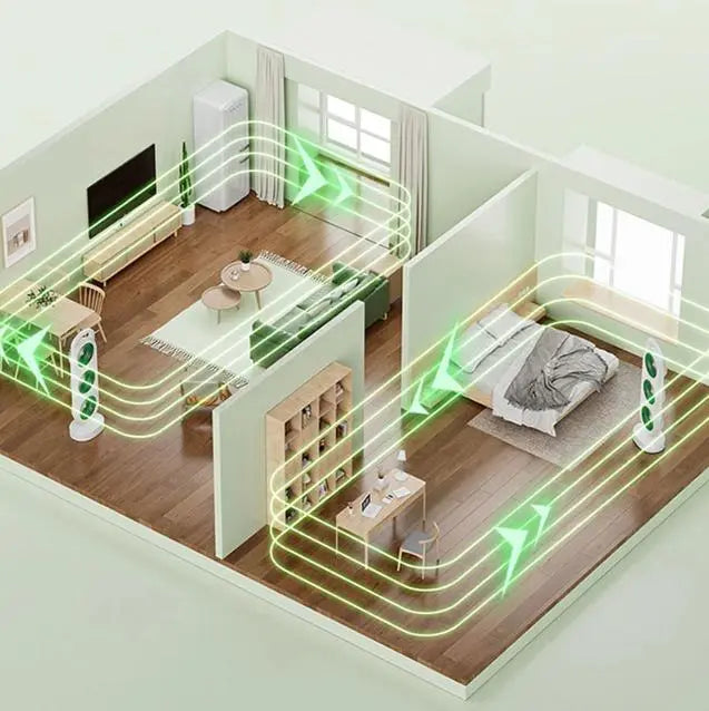 Вентилятор аккумуляторный, 1200мАч, от USB, S-31 / Мини вентилятор портативный / Настольный вентилятор