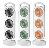 Вентилятор аккумуляторный, 1200мАч, от USB, S-31 / Мини вентилятор портативный / Настольный вентилятор