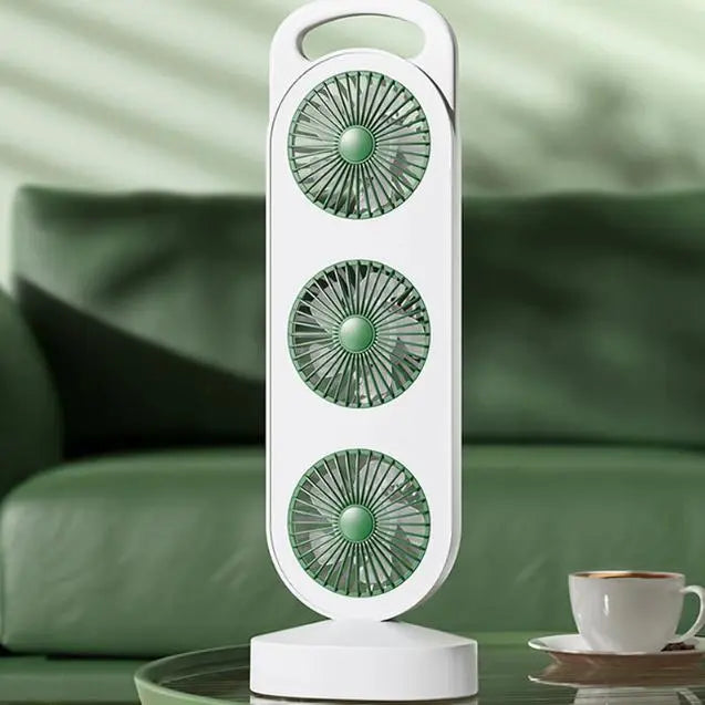 Вентилятор аккумуляторный, 1200мАч, от USB, S-31 / Мини вентилятор портативный / Настольный вентилятор