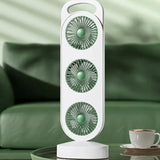 Вентилятор аккумуляторный, 1200мАч, от USB, S-31 / Мини вентилятор портативный / Настольный вентилятор