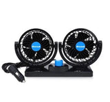 Вентилятор автомобильный 12V, HX-T304 (177-Х2) / Автомобильный вентилятор 12 вольт / Вентилятор в машину