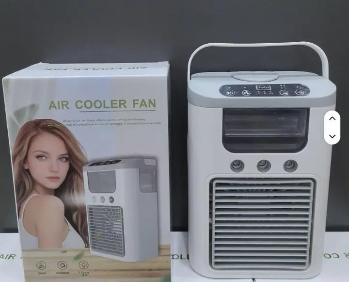 Вентилятор охладитель 3в1 Air Cooler Fan 1346 с USB-питанием, увлажнением и LED-подсветкой