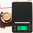 Весы с таймером для кофе Yieriy электронные для бариста с резиновым ковриком / весы настольные для кофейни,дома,ресторанов