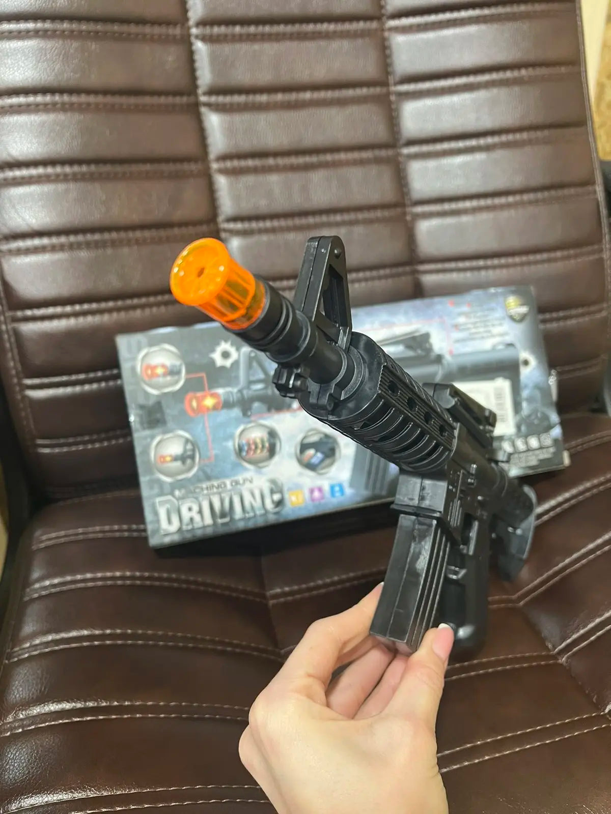 Игрушка автомат Ак-918 со световыми и звуковыми эффектами