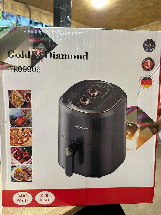 Аэрогриль Аэрофритюрница Gold Diamond Tk 09906 3400w 8L