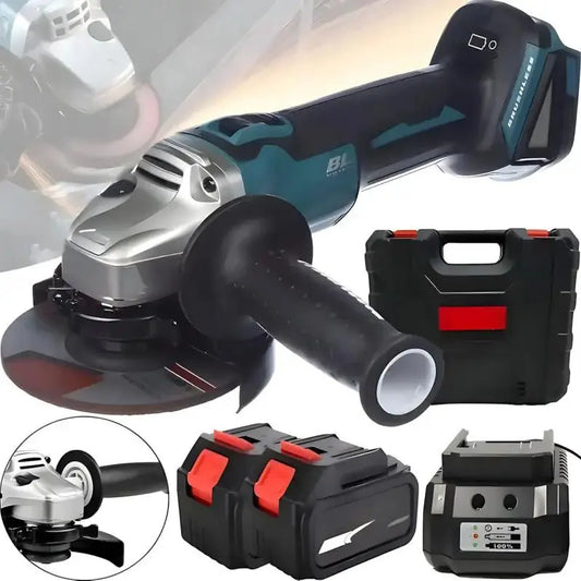 Мощная аккумуляторная болгарка в кейсе LITHIUM POWER компактная аккумуляторная болгарка, 2 аккумулятора 24V