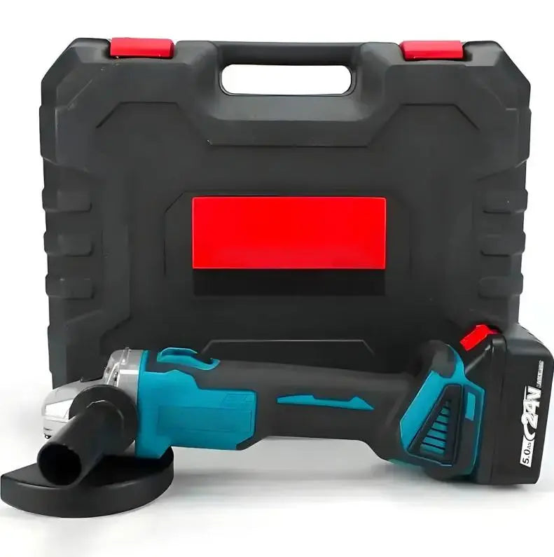 Мощная аккумуляторная болгарка в кейсе LITHIUM POWER компактная аккумуляторная болгарка, 2 аккумулятора 24V