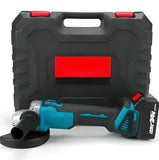 Мощная аккумуляторная болгарка в кейсе LITHIUM POWER компактная аккумуляторная болгарка, 2 аккумулятора 24V