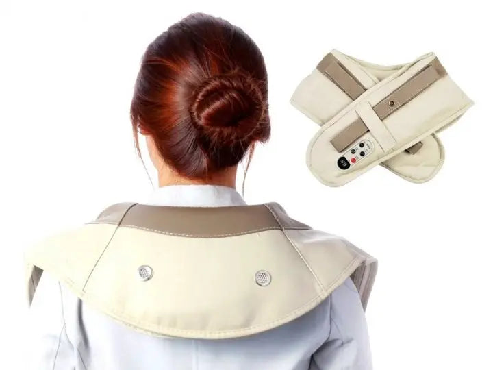 Вибрационно-ударный массажер для плеч и тела Cervical Massage Shawls
