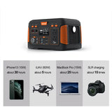 Внешний источник питания WX1436 300W (83200 мАч), электростанция с выходами USB, Type-C,DC, фонарь