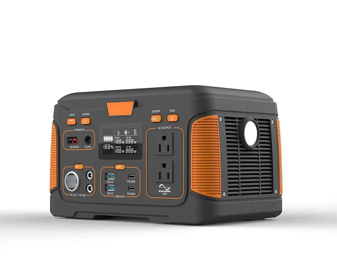 Внешний источник питания WX1436 300W (83200 мАч), электростанция с выходами USB, Type-C,DC, фонарь