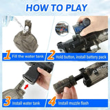 Водяной пистолет Электрическая/цветная подсветка, обойма 500мл, водный пистолет с подсветкой