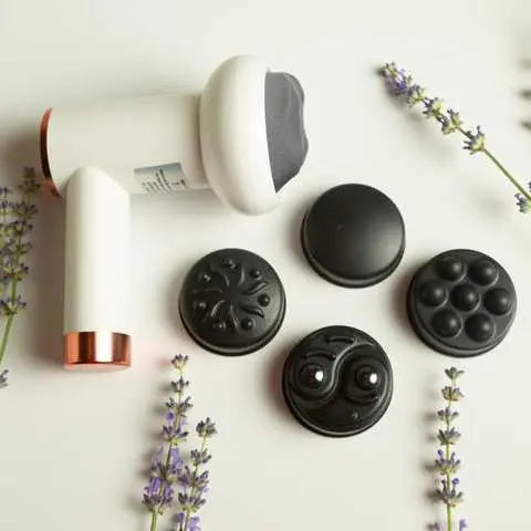 Вибромассажёр антицеллюлитный аккумуляторный массажер Deep Rolling W44