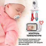 Видеоняня с дисплеем для мамы и детей для наблюдения камера и аудио связь ABM600